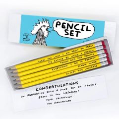 David Shrigley Pencil Box (Set 3)