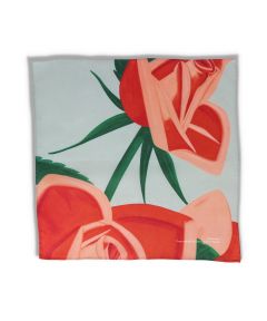 Red Rose Handkerchief by Alex Katz