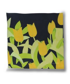 Tulips Handkerchief by Alex Katz