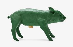 Reality Bank in the Form of a Pig (Matte Forest Green)