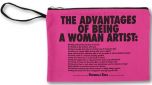 Advantages of Being a Woman Artist Clutch by Guerrilla Girls