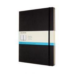 Moleskine Notebook, XXL, Dotted, Black Hard Cover (8.5 x 11)