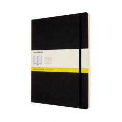 Moleskine Notebook, XXL, Squared, Black, Soft Cover (8.5 x 11)