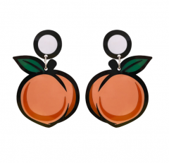 Mini Me Peaches Earrings