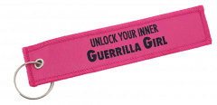 Unlock Your Inner Guerrilla Girl Keyring