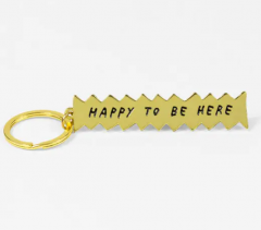 Happy to be Here keychain