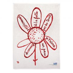 Virtues Theologales Linen Tea Towel