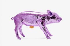 Reality Bank in the Form of a Pig (Chrome Magenta)