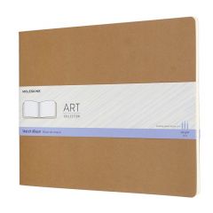 Moleskine Art Cahier, Sketch Album, XXL, Kraft Brown (11 x 8.5)