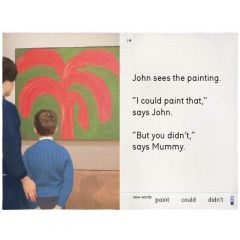 John Sees The Painting Tea Towel