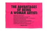 Advantages of Being a Woman Artist Tea Towel X Guerrilla Girls